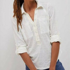 Anthropologie Pilcro tunic with corduroy trim, XL